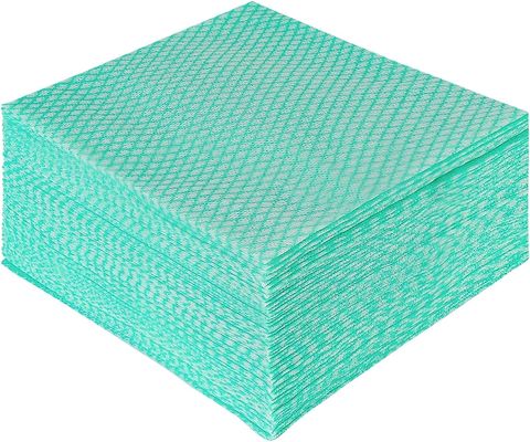 ISO Reusable Non Woven Cloths Handy Wipes Dish Towels Diamond Pattern