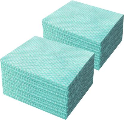 Lint Free Disposable Non Woven Cloth , 50gsm Kitchen Wipes Non Woven Fabric