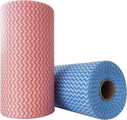 Kitchen Spunlace Cleaning Wipes 25x28cm Reusable Multipurpose