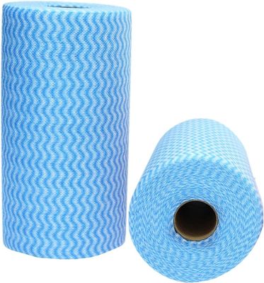 Kitchen Spunlace Cleaning Wipes 25x28cm Reusable Multipurpose