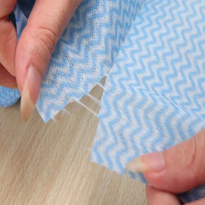 Washable Disposable Cleaning Cloths , Polyester Non Woven Kitchen Towels Use