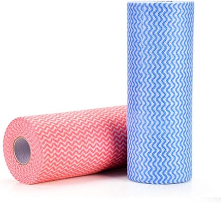 Home Non Woven Cloths Roll Resuable Woodpulp Polyester Material
