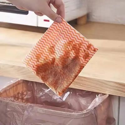 Waterproof Kitchen Cloth Wipes Durable , Food Grade Disposable Dish Towels