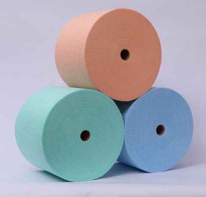 Polyester Viscose Non Woven Jumbo Roll Disposable Cloths Multipurpose