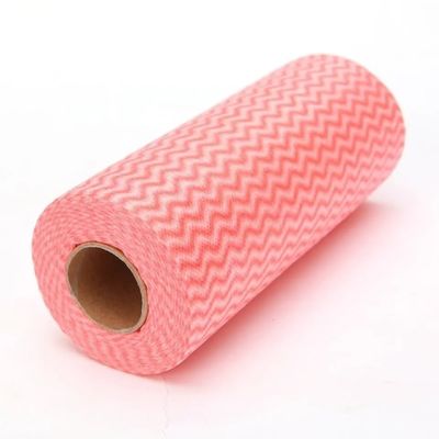 Biodegradable Non Woven Jumbo Roll , 40GSM Disposable Dish Washing Cloths