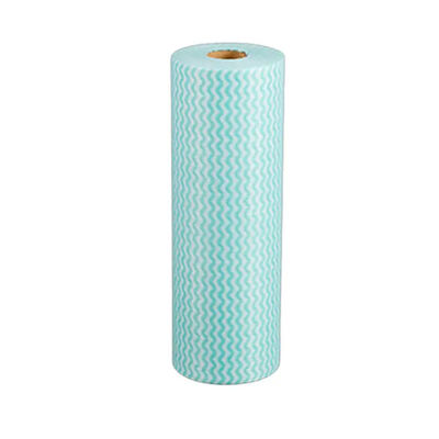 BSCI Washable Spunlace Cleaning Wipes Cloths Roll Nontoxic Disposable