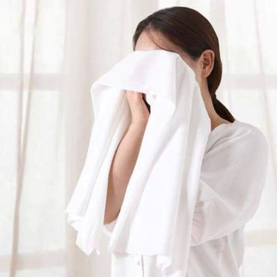 Hotel Antibacterial Spunlace Towel , Bathroom Disposable Guest Hand Towels