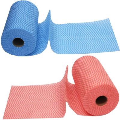 Durable 40gsm Disposable Dish Cloths , Multipurpose Kitchen Cloth Wipes