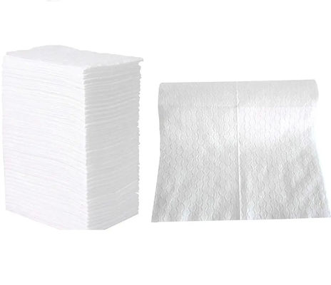 White Diamond Spunlace Cleaning Wipes , Floor Disposable Dry Dusting Cloths