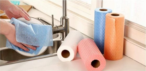 Kitchen Disposable Dishwashing Wipes Washable Anti Bacterial