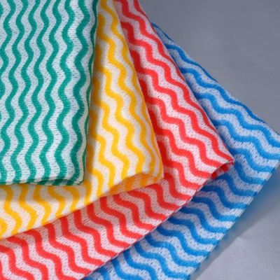 Lightweight Disposable Cloth Rags , 38gsm Disposable Bathroom Cleaning Wipes