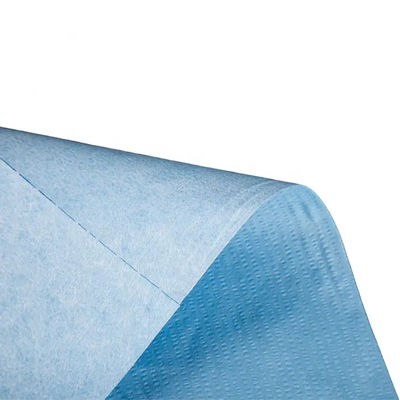 60gsm Blue Heavy Duty Industrial Wipes Roll Wood Pulp PP Rags Nontoxic