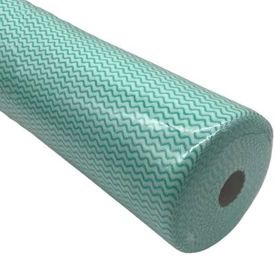 Antibacterial Food Service Wipers Multicolor Viscose Polyester Material