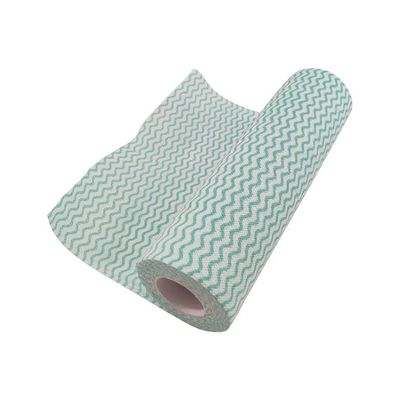 Spunlace Kitchen Cleaning Towel Roll , Multicolor Disposable Washcloths For Dishes