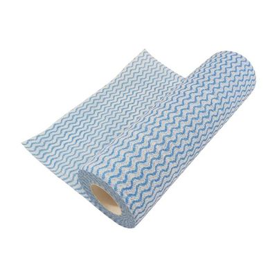 Spunlace Kitchen Cleaning Towel Roll , Multicolor Disposable Washcloths For Dishes