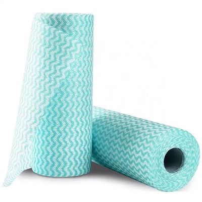 Nontoxic Non Woven Cleaning Wipes Disposable 50gsm For Dishwashing