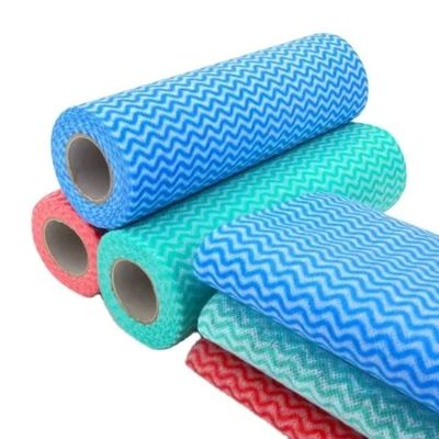 Polyester Disposable Kitchen Wipes Multipurpose Antibacterial