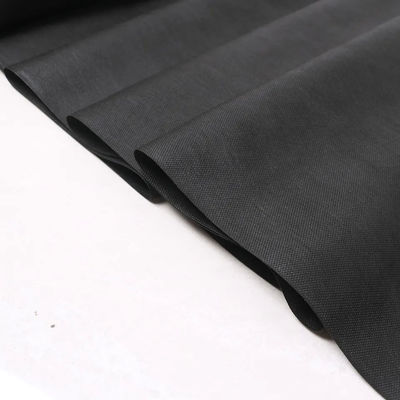 100gsm Black Weed Barrier Landscape Fabric , Biodegradable Weed Mat Ground Cover