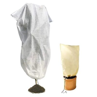 Anti Pull Plant Protection Covers Waterproof , Multipurpose Plant Fleece Bags