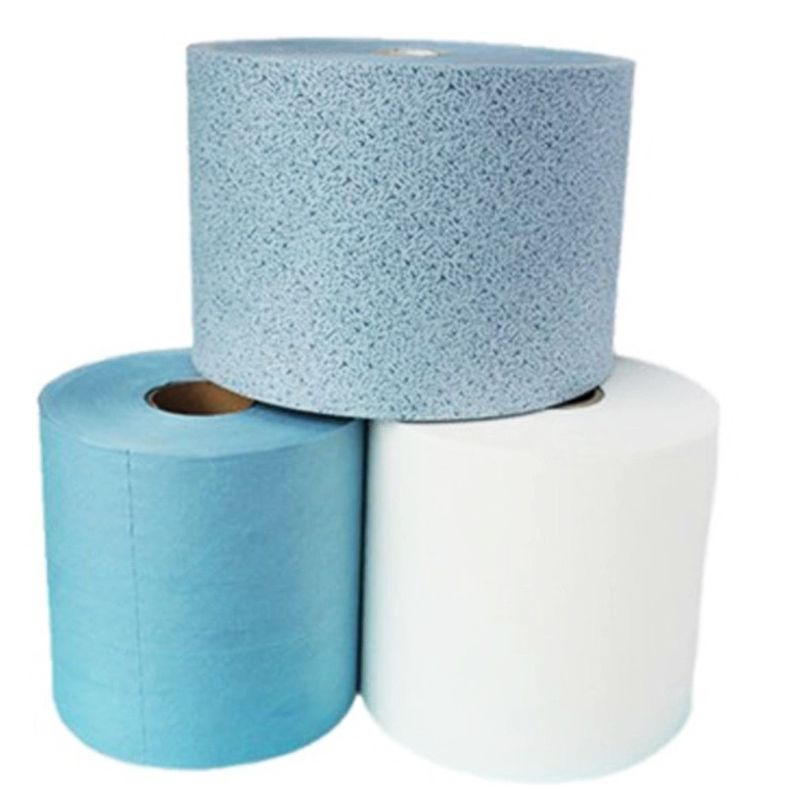 Industrial Polyester Roll Fabric 60GSM 70 Woodpulp 30 PP Material Durable