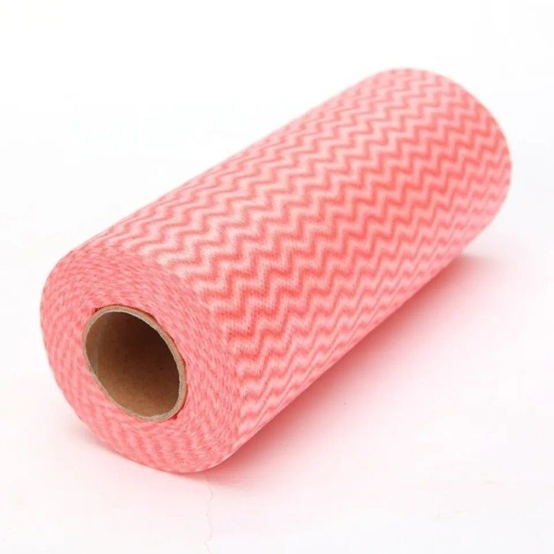 Biodegradable Non Woven Jumbo Roll , 40GSM Disposable Dish Washing Cloths