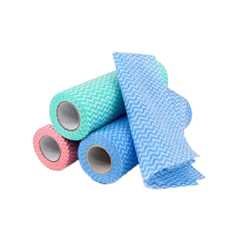 Perforated Spunlace Cleaning Wipes Multicolor Practical Reusable For Kitchen