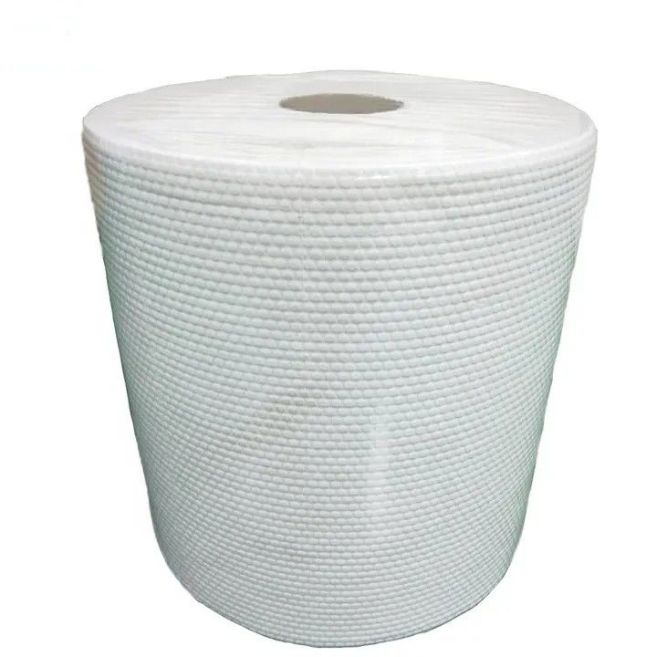 BSCI Nontoxic Industrial Jumbo Roll , Embossed Heavy Duty Towels